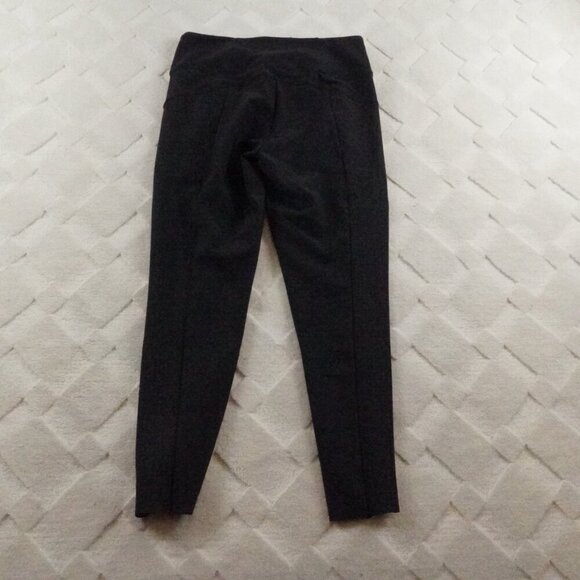 Athleta Stellar Crop Pant Womens Small Black Athleisure Travel Preppy - Picture 8 of 9